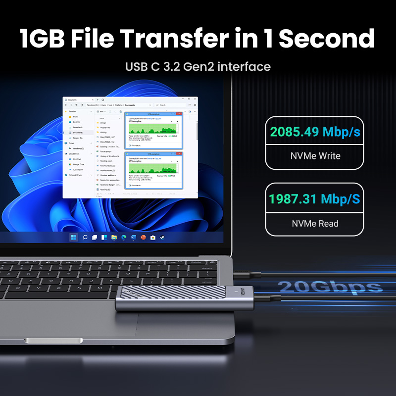 UGREEN 20 Гбит/с M2 SSD Корпус – обзор и цена 8Tb M2 Nvme Ssd